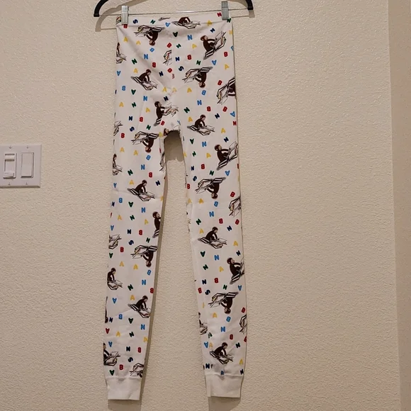 NWT Hanna Andersson Curious George Story Time Long John Pajama Set. - Picture 9 of 11